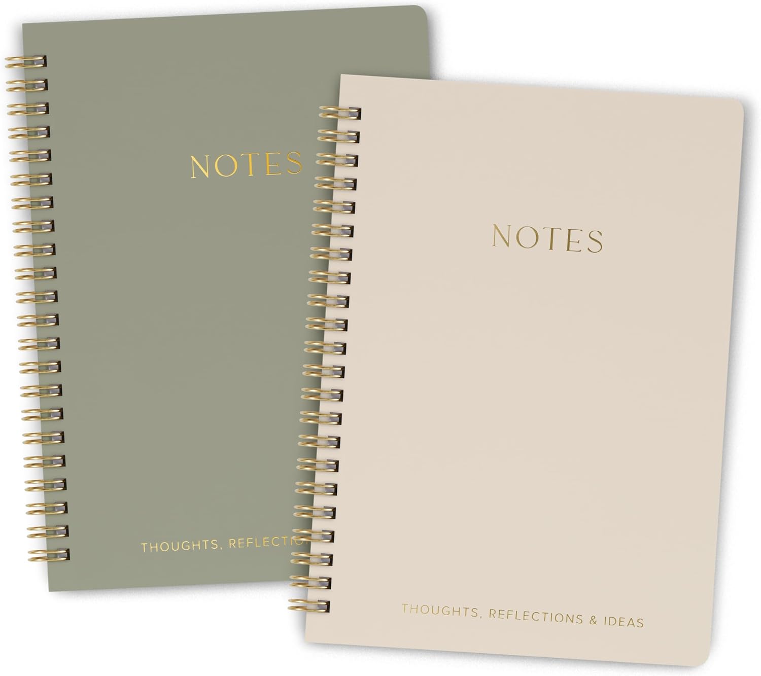 Aesthetic Spiral Notebook Set of 2 For Women and Men
