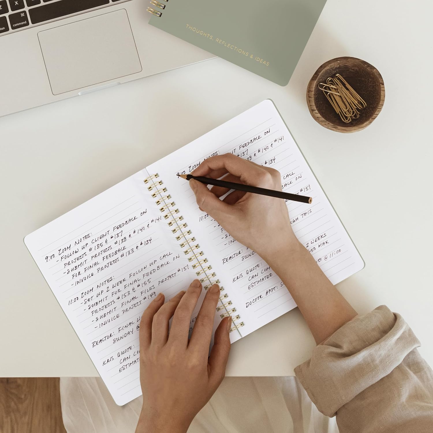 Aesthetic Spiral Notebook Set of 2 For Women and Men - Image 3